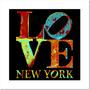 Pop Art LOVE Monument New York Posters and Art